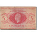 French Equatorial Africa, 5 Francs, F(12-15), KM:15C