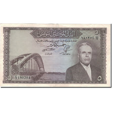 Banknote, Tunisia, 5 Dinars, 1960, 1960-01-01, KM:60, AU(50-53)