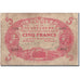 Guadeloupe, 5 Francs, 1945, 1945, VF(20-25), KM:7e