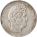 FRANCE, Louis-Philippe, 5 Francs, 1848, Paris, KM #749.1, EF(40-45), Silver,...