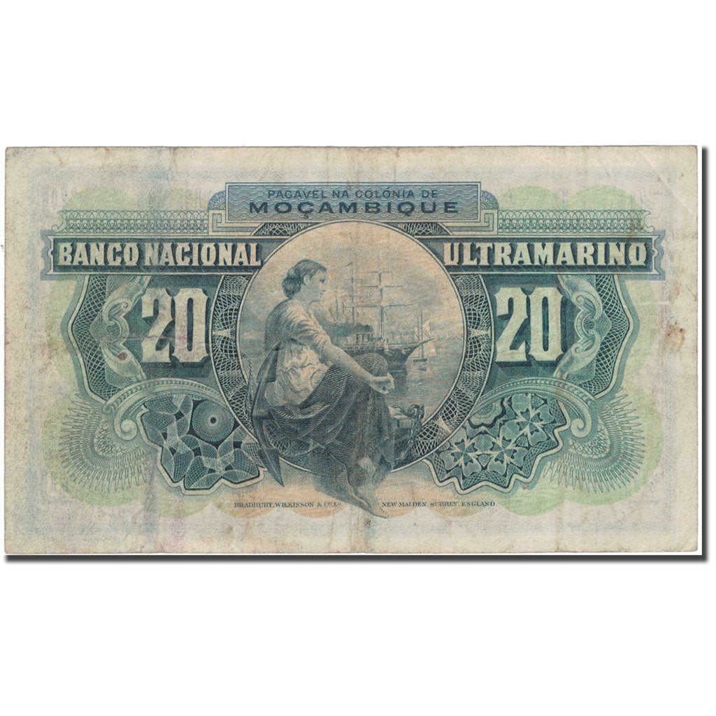 Banknote, Mozambique, 20 Escudos, 1941, 1941-11-01, KM:85, VF(30-35)