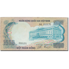 Billet, South Viet Nam, 1000 D<ox>ng, Undated (1972), KM:34a, TTB