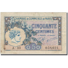 França, Paris, 50 Centimes, 1920, VF(20-25)