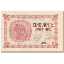 France, Paris, 50 Centimes, 1922, UNC(63)