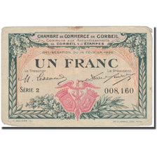 France, Corbeil, 1 Franc, 1920, VF(30-35), Pirot:50-3