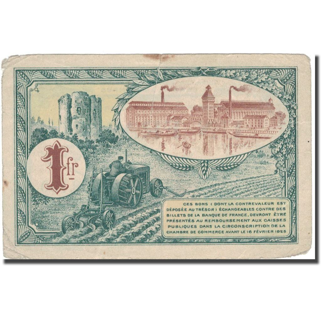 France, Corbeil, 1 Franc, 1920, VF(30-35), Pirot:50-3
