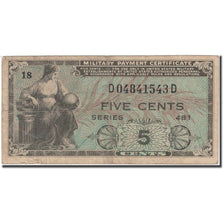 Banknote, United States, 5 Cents, KM:M22a, VF(20-25)