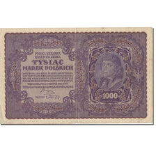 Billete, 1000 Marek, 1919, Polonia, 1919, KM:29, BC+