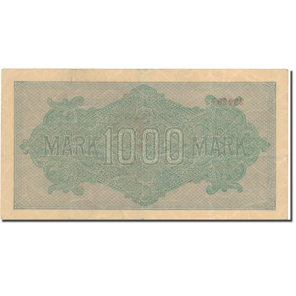 Banknote, Germany, 1000 Mark, 1922, KM:76f, AU(50-53)