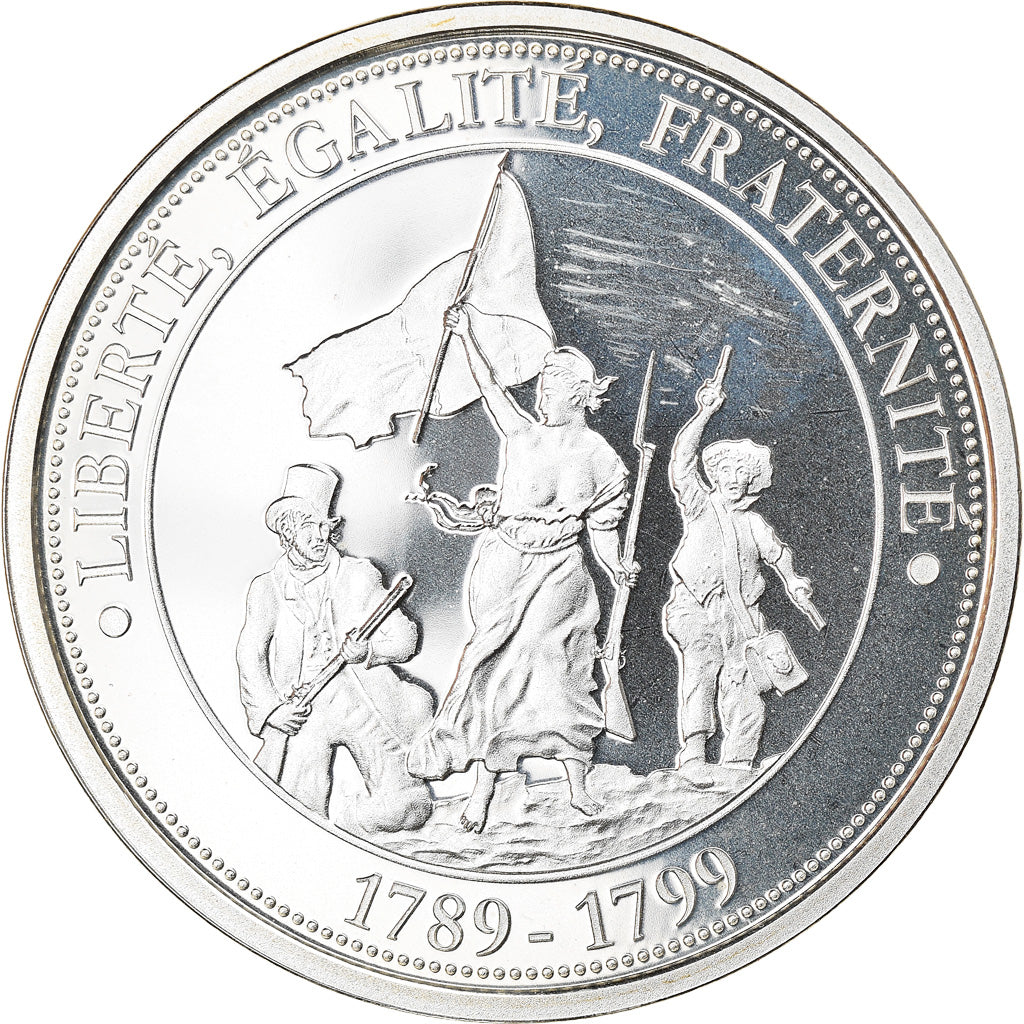França, Medal, Révolution Française, Liberté, Egalité, Fraternité