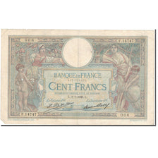 France, 100 Francs, Luc Olivier Merson, 1926, 1926-08-07, VF(30-35)