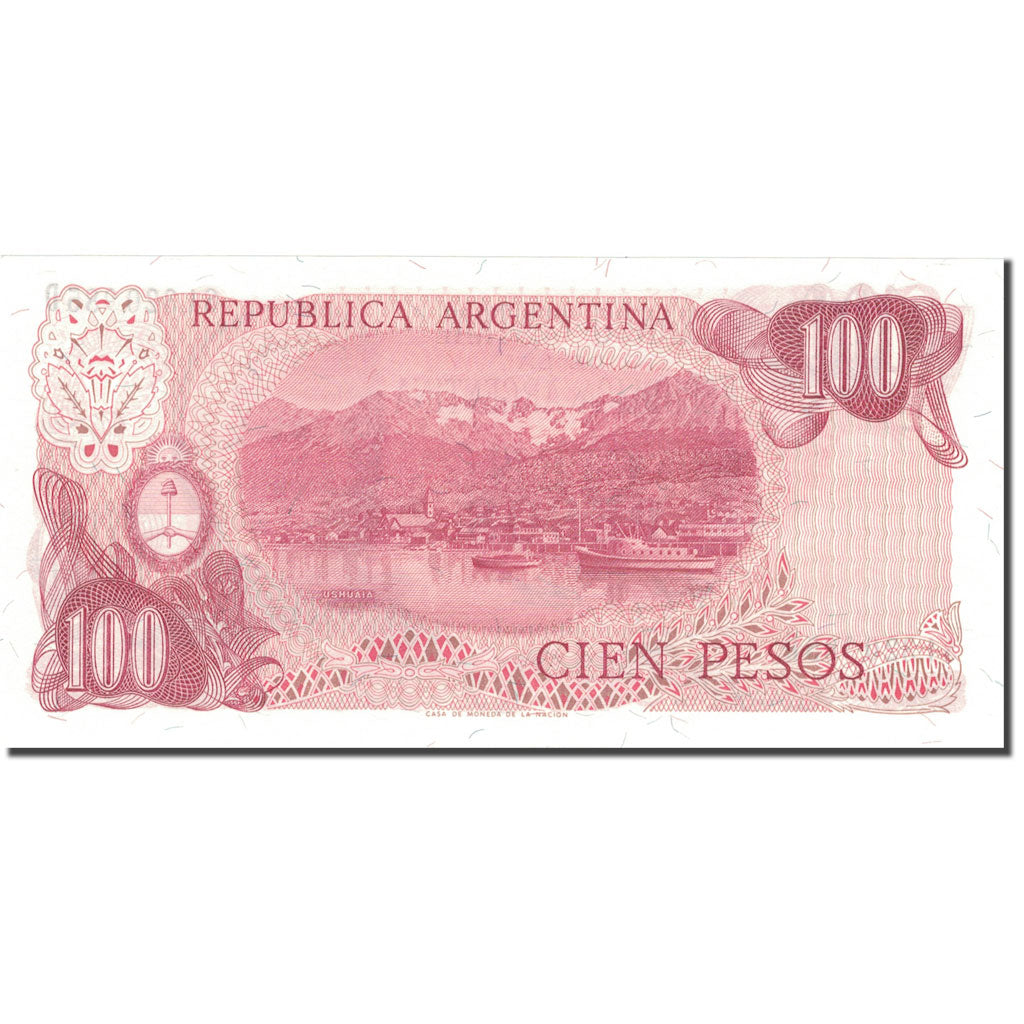 Banconote, Argentina, 100 Pesos, Undated (1976-78), KM:302a, SPL+