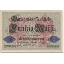 Banconote, Germania, 50 Mark, 1914, 1914-08-05, KM:49b, BB+
