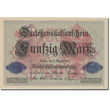 Nota, Alemanha, 50 Mark, 1914, 1914-08-05, KM:49b, AU(50-53)