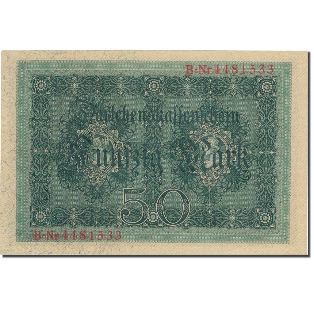 Banconote, Germania, 50 Mark, 1914, 1914-08-05, KM:49b, BB+