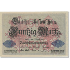 Banknote, Germany, 50 Mark, 1914, 1914-08-05, KM:49b, AU(50-53)