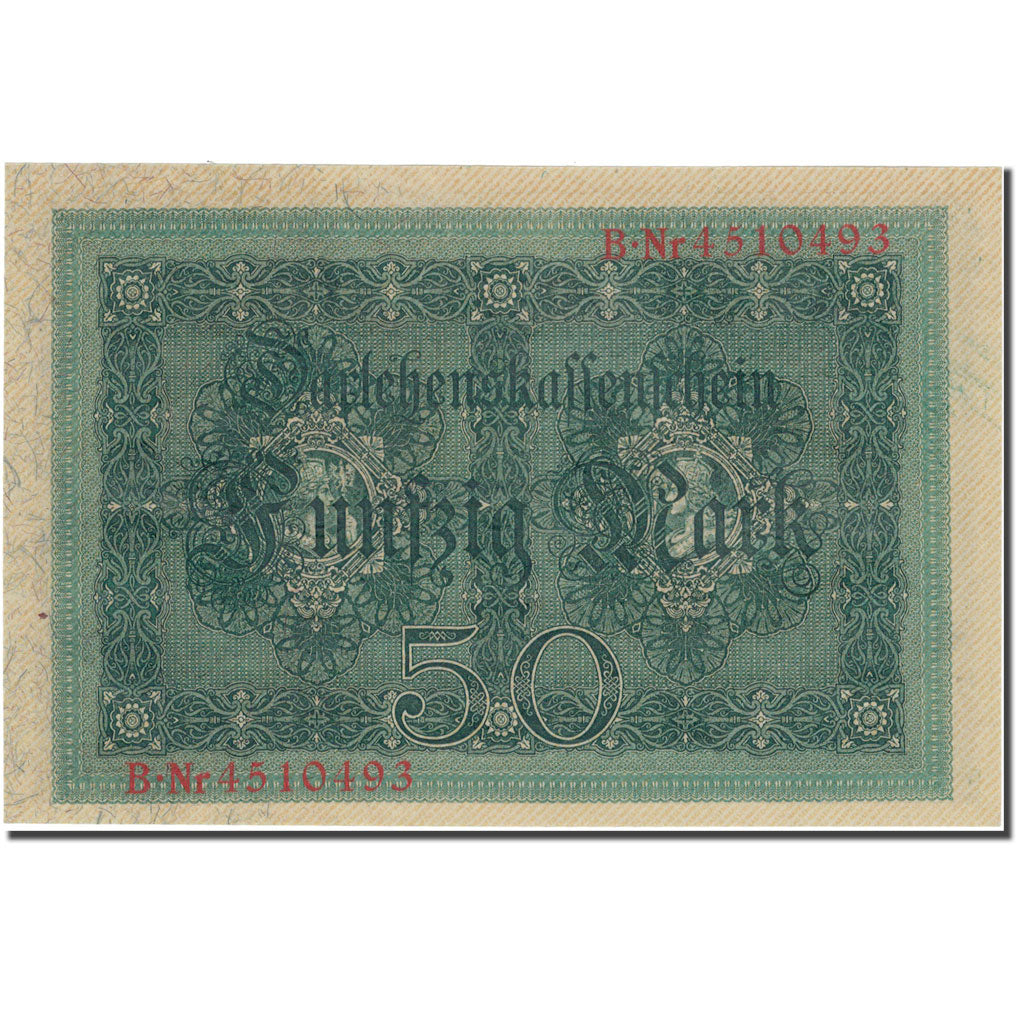 Banknote, Germany, 50 Mark, 1914, 1914-08-05, KM:49b, AU(50-53)