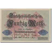 Banknote, Germany, 50 Mark, 1914, 1914-08-05, KM:49b, AU(50-53)