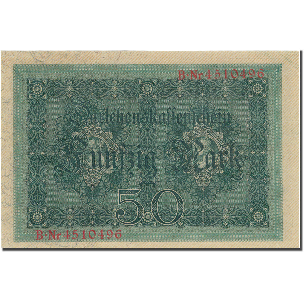 Banknote, Germany, 50 Mark, 1914, 1914-08-05, KM:49b, AU(50-53)