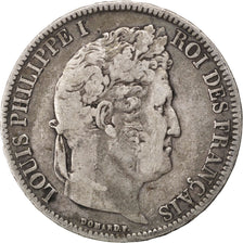 FRANCE, Louis-Philippe, 5 Francs, 1831, Lille, KM #745.13, VF(20-25), Silver,...