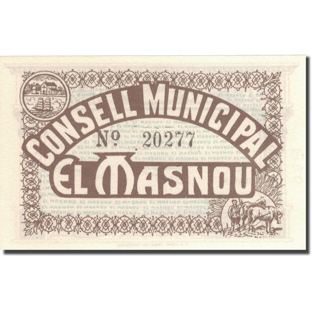 Nota, Espanha, 50 Centimes, paysage 1, 1937, 1937, UNC(63)