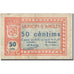 Billet, Espagne, ANGLES, 50 Centimes, Blason, 1937, 1937, TB