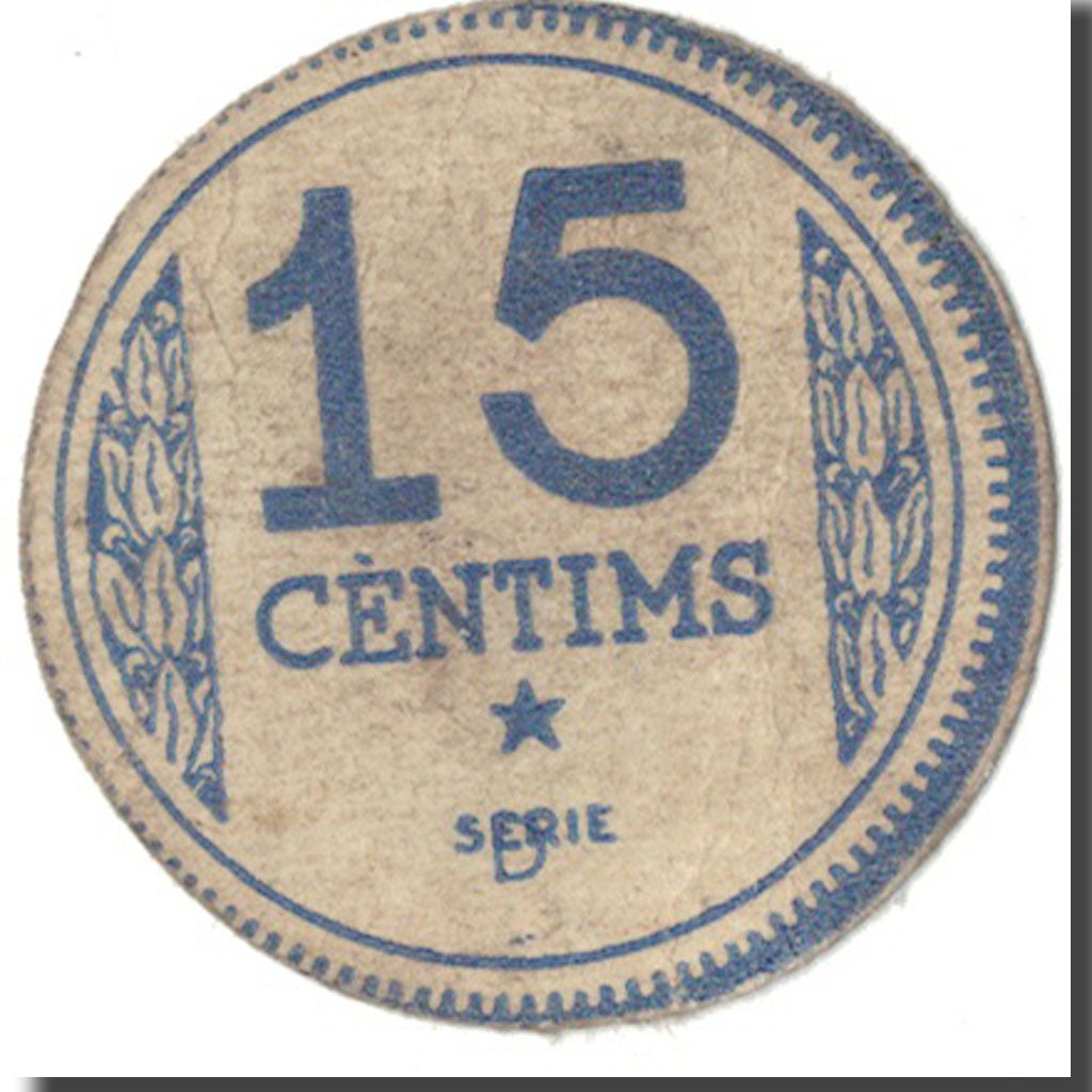 Billet, Espagne, MANRESA, 15 Centimes, Blason, 1937, 1937, SUP