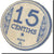 Banknot, Hiszpania, MANRESA, 15 Centimes, Blason, 1937, 1937, AU(55-58)