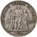 FRANCE, Hercule, 5 Francs, 1848, Paris, KM #756.1, VF(30-35), Silver, Gadoury...