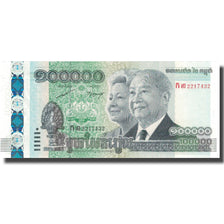 Biljet, Cambodja, 100,000 Riels, 2012, 2012, KM:62a, NIEUW