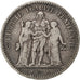 Francia, Hercule, 5 Francs, 1848, Strasbourg, MB, Argento, KM:756.2, Gadoury:683