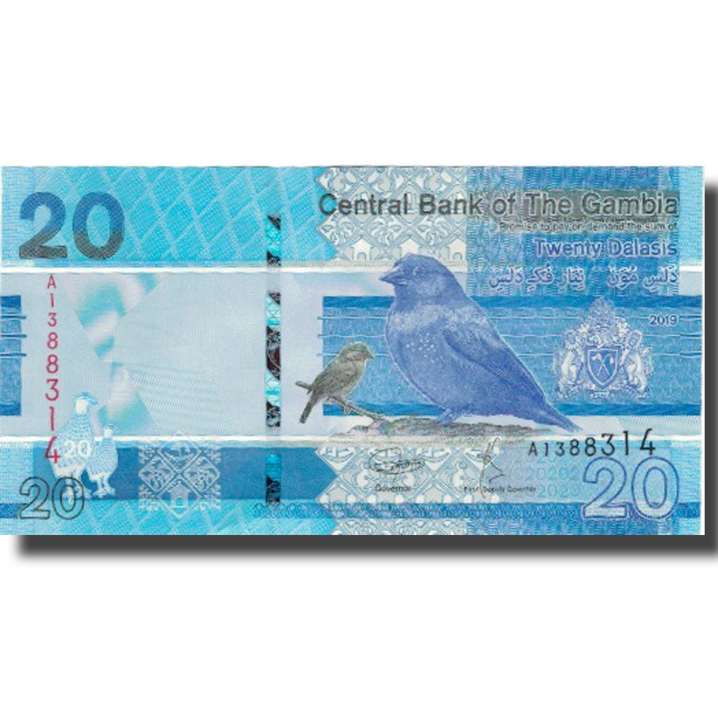 Billet, Gambia, 20 Dalasis, 2019, 2019, NEUF