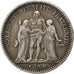 FRANCE, Hercule, 5 Francs, 1848, Strasbourg, KM #756.2, VF(30-35), Silver,...
