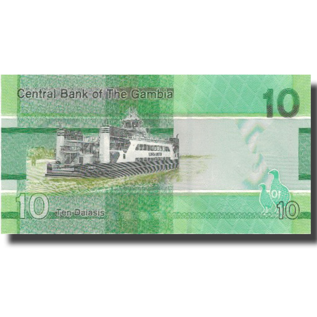 Billet, Gambia, 10 Dalasis, 2019, 2019, NEUF