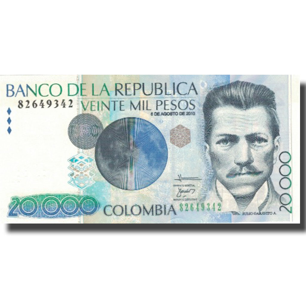 Banconote, Colombia, 20 000 Pesos, 2010, 2010-08-06, FDS