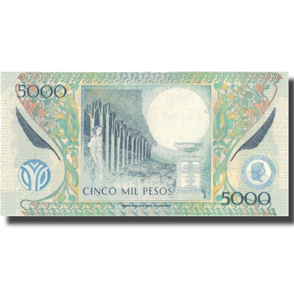 Billete, 5000 Pesos, Colombia, UNC