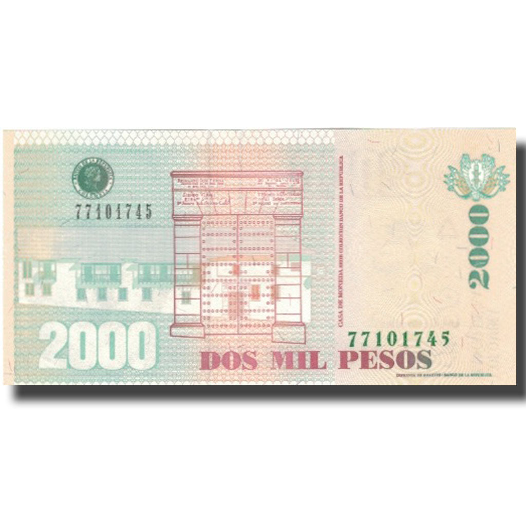 Billete, 2000 Pesos, Colombia, UNC
