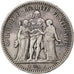 Moneta, Francia, Hercule, 5 Francs, 1848, Bordeaux, MB+, Argento, KM:756.4