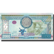 Biljet, Burundi, 2000 Francs, 2008, 2008-12-01, KM:47, NIEUW