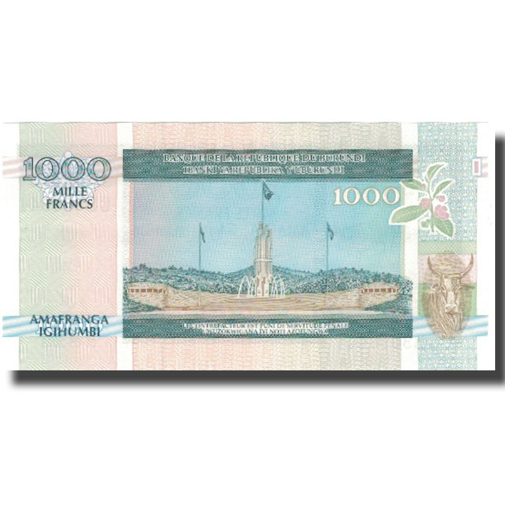 Geldschein, Burundi, 1000 Francs, 2009, 2009-05-01, KM:46, UNZ