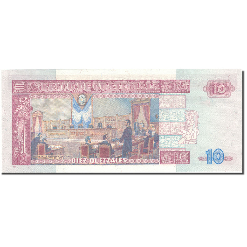 Banknote, Guatemala, 10 Quetzales, 2006, 2006-08-25, KM:111a, UNC(65-70)