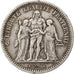 FRANCE, Hercule, 5 Francs, 1849, Strasbourg, KM #756.2, VF(20-25), Silver,...