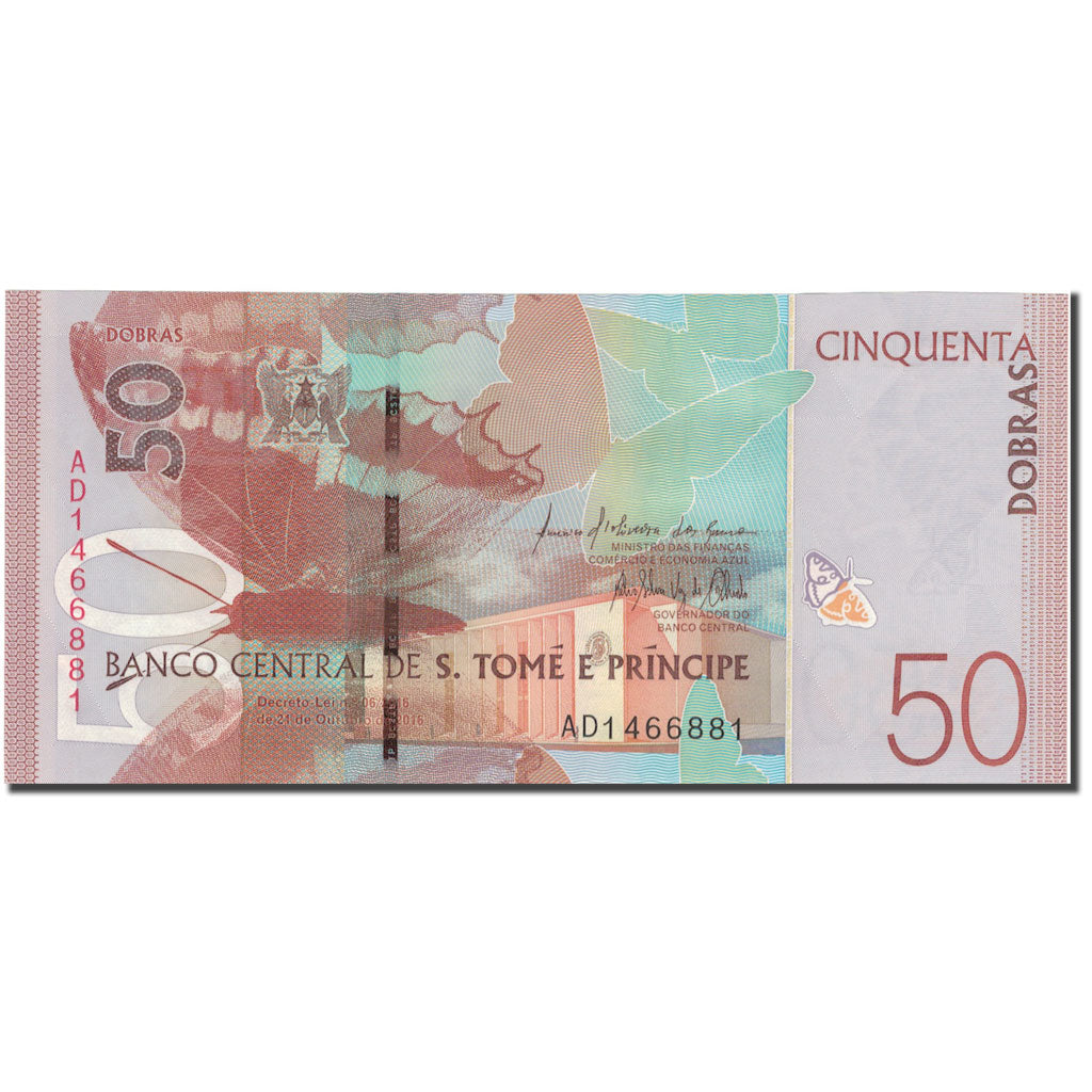 Banconote, Saint Thomas e Prince, 50 Dobras, 2016, 2016-10-21, FDS