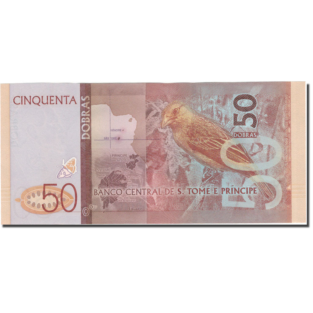 Billet, Saint Thomas and Prince, 50 Dobras, 2016, 2016-10-21, NEUF