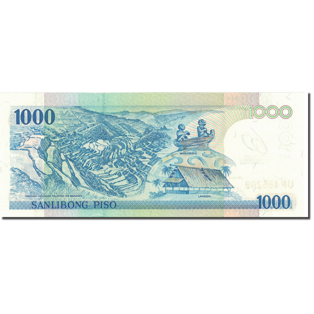 Banknote, Philippines, 1000 Piso, 2009, 2009, KM:205, UNC(65-70)