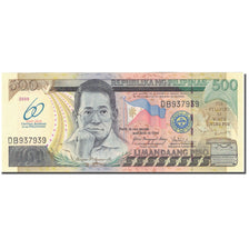 Banknote, Philippines, 500 Piso, 2009, 2009, KM:204, UNC(65-70)