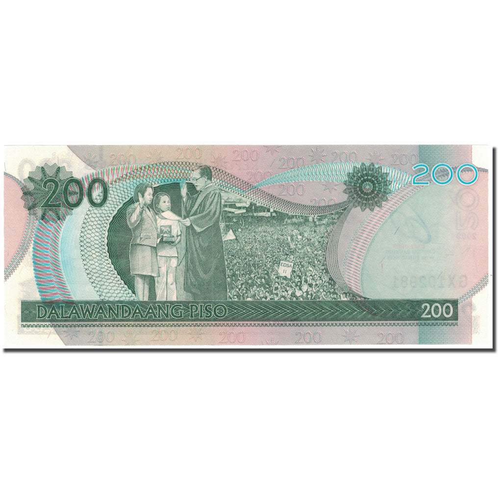Biljet, Fillipijnen, 200 Piso, 2009, 2009, KM:203a, NIEUW