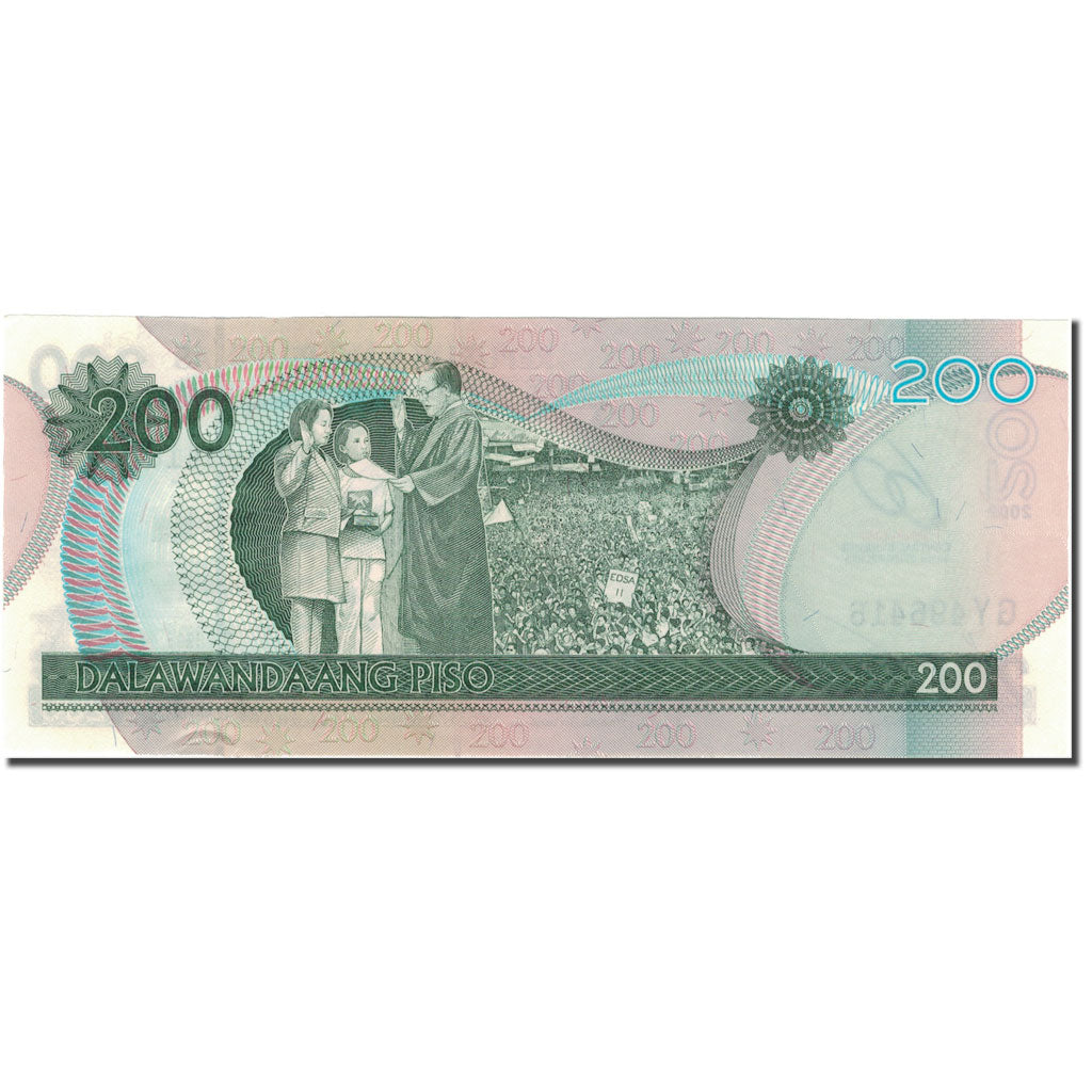 Banknote, Philippines, 200 Piso, 2009, 2009, KM:203a, UNC(65-70)