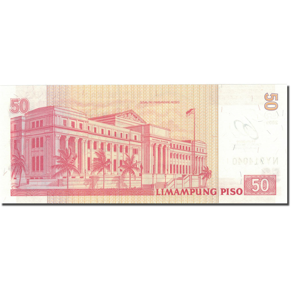 Billete, 50 Piso, 2009, Filipinas, 2009, KM:201, UNC