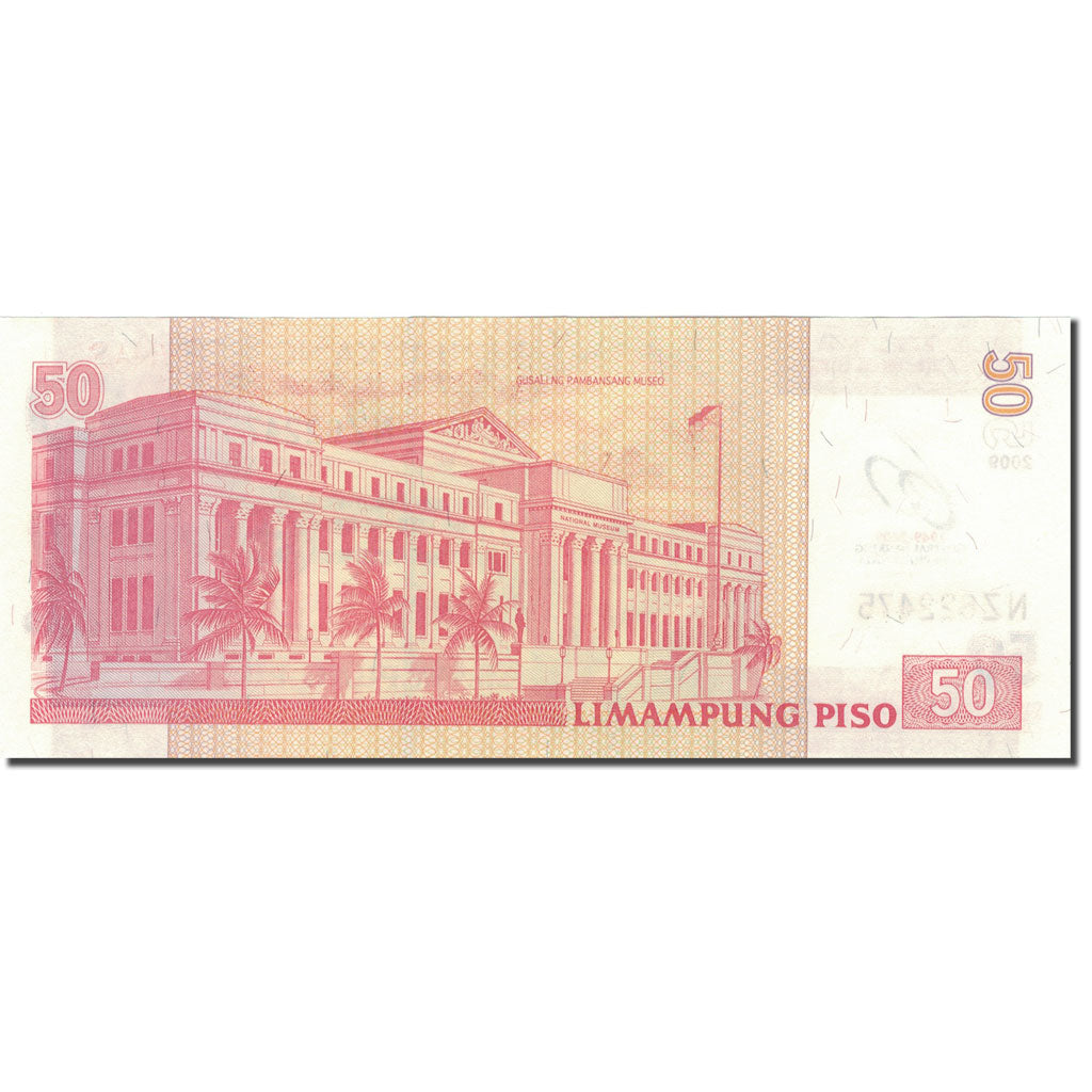 Billete, 50 Piso, 2009, Filipinas, 2009, KM:201, UNC